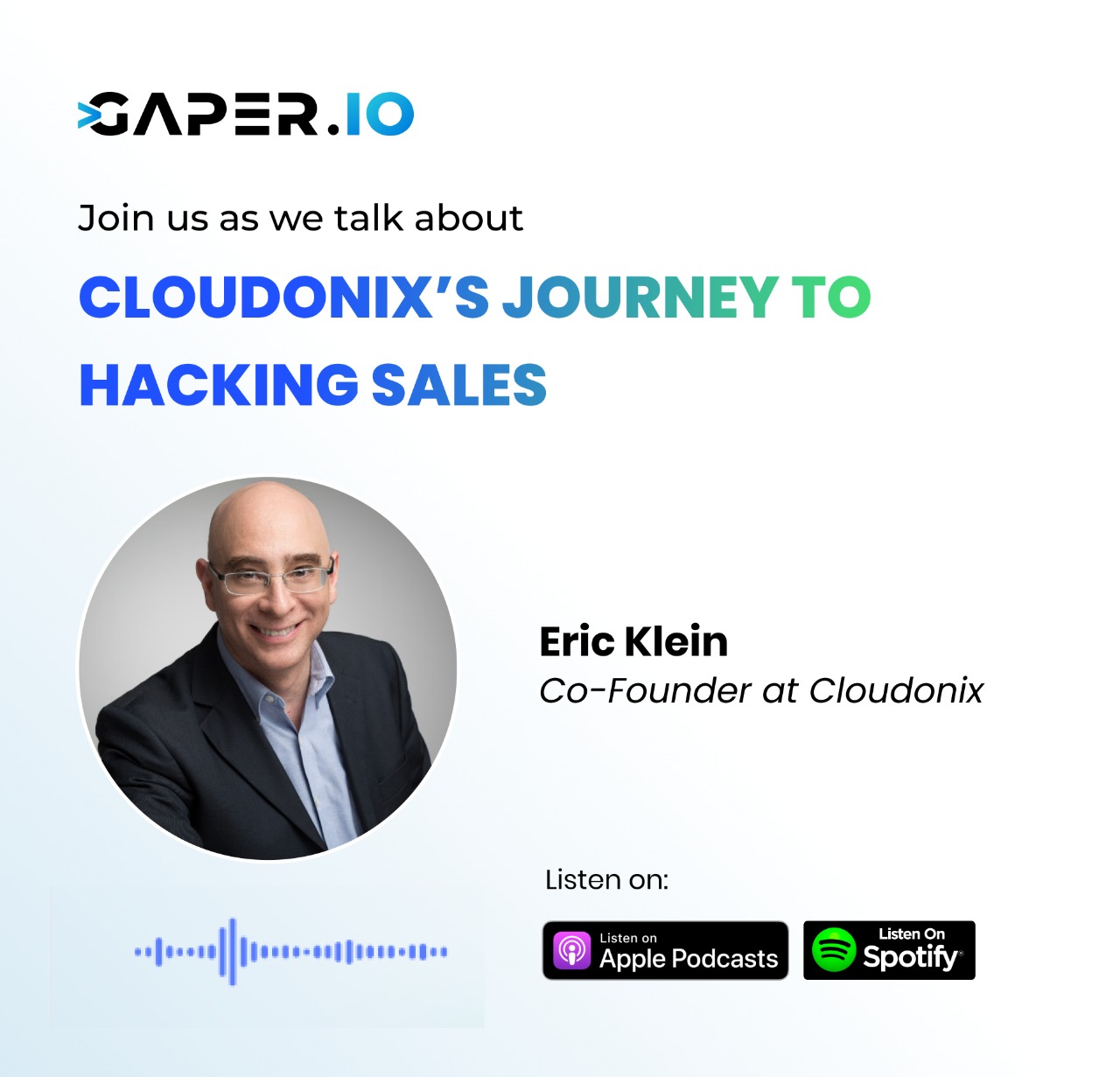 Generating Sales; In Conversation with Eric Klein, COO & Co-Founder Cloudonix